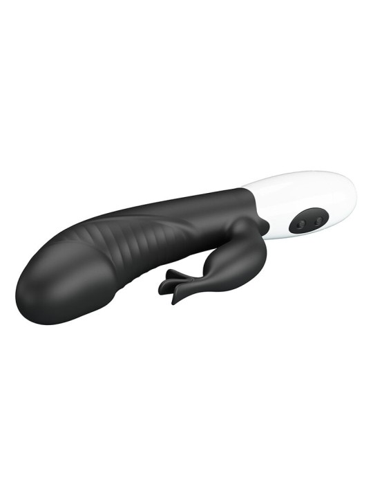 PRETTY LOVE - RASMUSSEN 30 FUNCTION RABBIT VIBRATOR ZWART