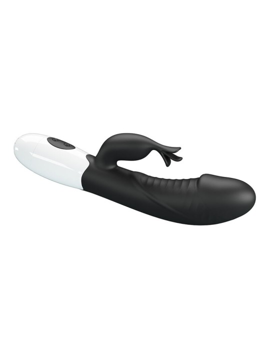 PRETTY LOVE - VIBRATORE A CONIGLIO RASMUSSEN 30 FUNZIONI NERO