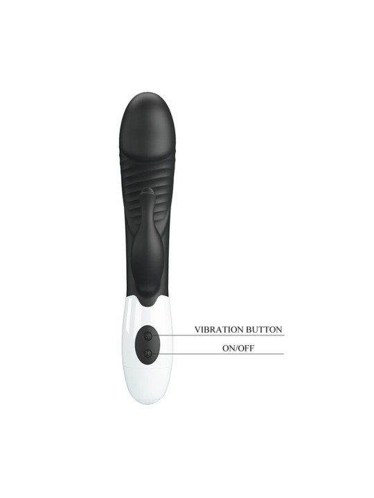 PRETTY LOVE - RASMUSSEN VIBRADOR COELHO COM 30 FUNÇÕES PRETO