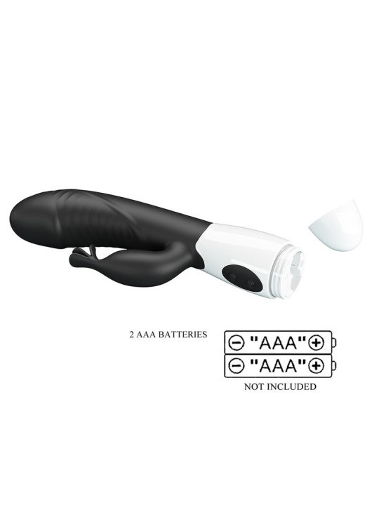 PRETTY LOVE - RASMUSSEN VIBRADOR COELHO COM 30 FUNÇÕES PRETO
