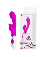 PRETTY LOVE - BUTTERFLY KISS 30 FUNCTIES KONIJNVIBRATOR PAARS