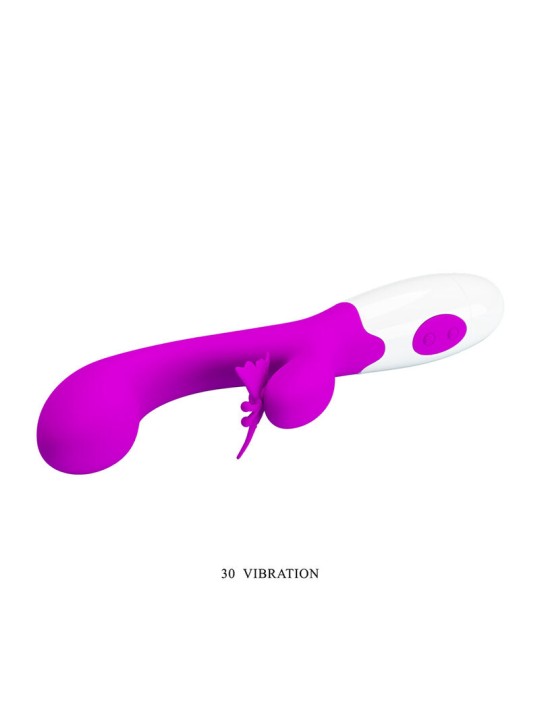 PRETTY LOVE - BUTTERFLY KISS 30 FUNCTIES KONIJNVIBRATOR PAARS