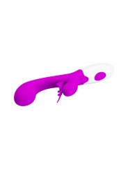 PRETTY LOVE - BUTTERFLY KISS 30 FUNCTION RABBIT VIBRATOR PURPLE