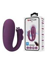 PRETTY LOVE - VIBRADOR DE OVO COM ACIONAMENTO POR APLICATIVO KLAY ROXO