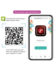 PRETTY LOVE - VIBRATORE A UOVO KLAY CON SPINTA, CONTROLLO TRAMITE APP,