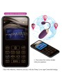 PRETTY LOVE - VIBRADOR DE OVO COM ACIONAMENTO POR APLICATIVO KLAY ROXO
