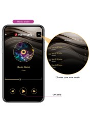 PRETTY LOVE - VIBRADOR DE OVO COM ACIONAMENTO POR APLICATIVO KLAY ROXO