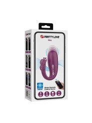 PRETTY LOVE - VIBRADOR DE OVO COM ACIONAMENTO POR APLICATIVO KLAY ROXO