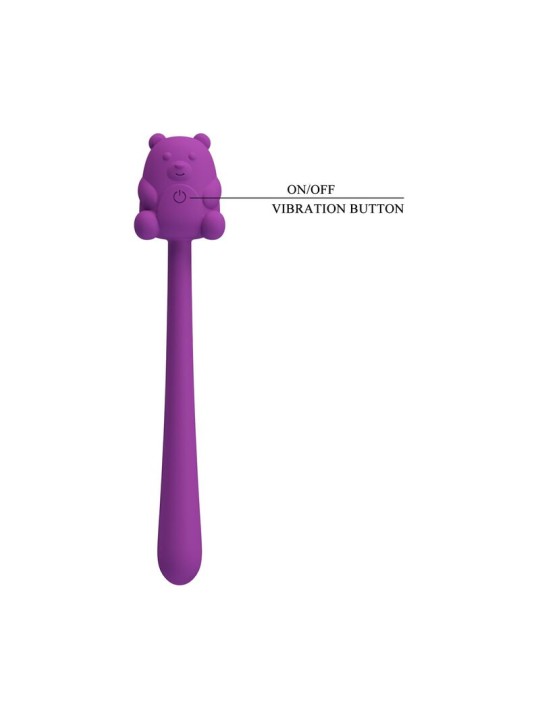 PRETTY LOVE - VIBRADOR RECARREGÁVEL EM FORMATO DE URSO FOFO