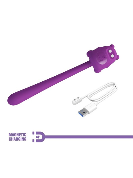 PRETTY LOVE - VIBRADOR RECARREGÁVEL EM FORMATO DE URSO FOFO