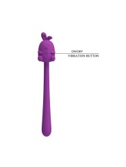 PRETTY LOVE - VIBRATORE FLESSIBILE A FORMA DI CONIGLIETTO, RICARICABIL
