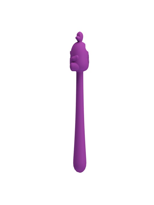 PRETTY LOVE - CUTE BUNNY FLIRTING STICK FLEXIBLE VIBRATOR USB RECHARGE