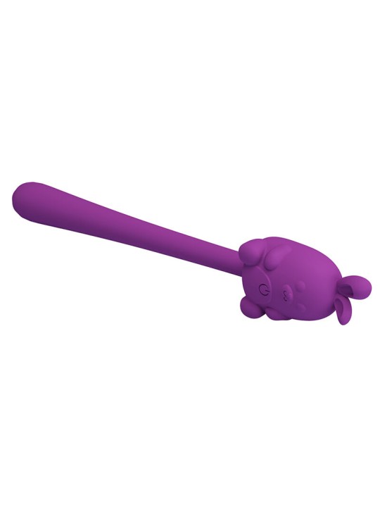 PRETTY LOVE - BASTÃO VIBRADOR FLEXÍVEL COM COELHINHO FOFO, RECARREGÁVE