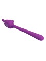 PRETTY LOVE - CUTE BUNNY FLIRTING STICK FLEXIBLE VIBRATOR USB RECHARGE