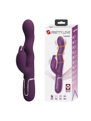 PRETTY LOVE - VIBRADOR LOURSEN RABBIT COM MOVIMENTO DE IMPULSO E 7 VIB