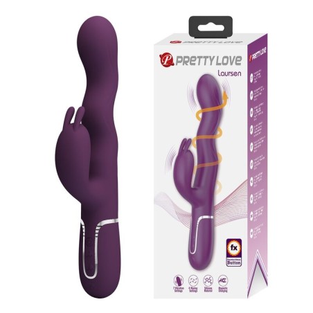 PRETTY LOVE - LOURSEN RABBIT VIBRATOR MET STOOTBEWEGING EN 7 VIBRATIES