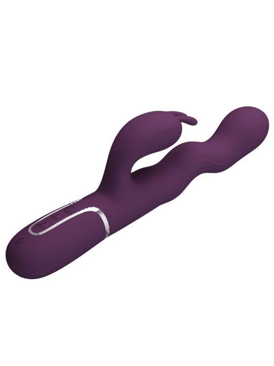PRETTY LOVE - VIBRADOR LOURSEN RABBIT COM MOVIMENTO DE IMPULSO E 7 VIB