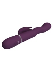 PRETTY LOVE - VIBRADOR LOURSEN RABBIT COM MOVIMENTO DE IMPULSO E 7 VIB