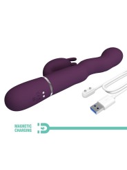 PRETTY LOVE - VIBRATORE A FORMA DI CONIGLIO LOURSEN CON MOVIMENTO DI S