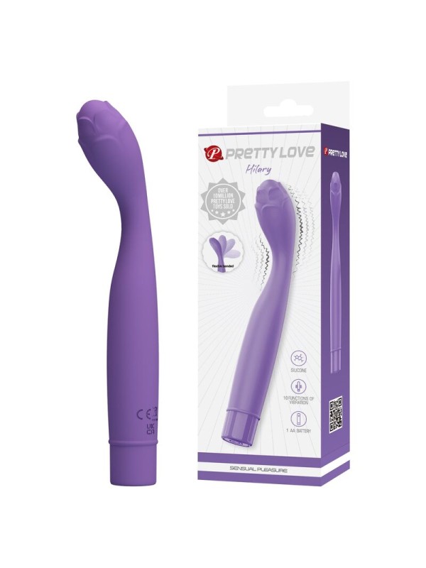 PRETTY LOVE - HENRY VIBRADOR FLEXIBLE PARA PUNTO G MORADO