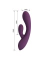 PRETTY LOVE - ROSOLYN RECHARGEABLE RABBIT VIBRATOR 10 FUNCTIONS