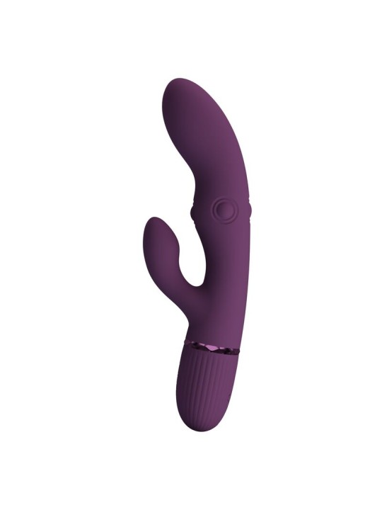 PRETTY LOVE - ZACH OPLAADBARE VIBRATOR MET STOOTFUNCTIE EN KONIJNENVOR
