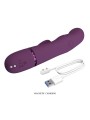 PRETTY LOVE - ZACH OPLAADBARE VIBRATOR MET STOOTFUNCTIE EN KONIJNENVOR