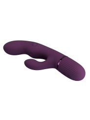 PRETTY LOVE - ZACH OPLAADBARE VIBRATOR MET STOOTFUNCTIE EN KONIJNENVOR
