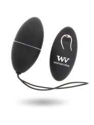 WOMANVIBE - ALSAN EGG TELECOMMANDE NOIR SILICONE NOIR