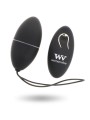WOMANVIBE - ALSAN EGG TELECOMMANDE NOIR SILICONE NOIR