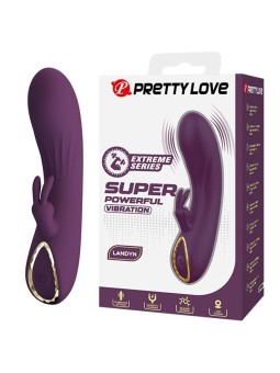 PRETTY LOVE - VIBRADOR COELHO RECARREGÁVEL LANDYN COM 10 FUNÇÕES - ROX