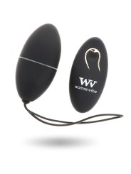 WOMANVIBE - ALSAN EGG TELECOMMANDE NOIR SILICONE NOIR