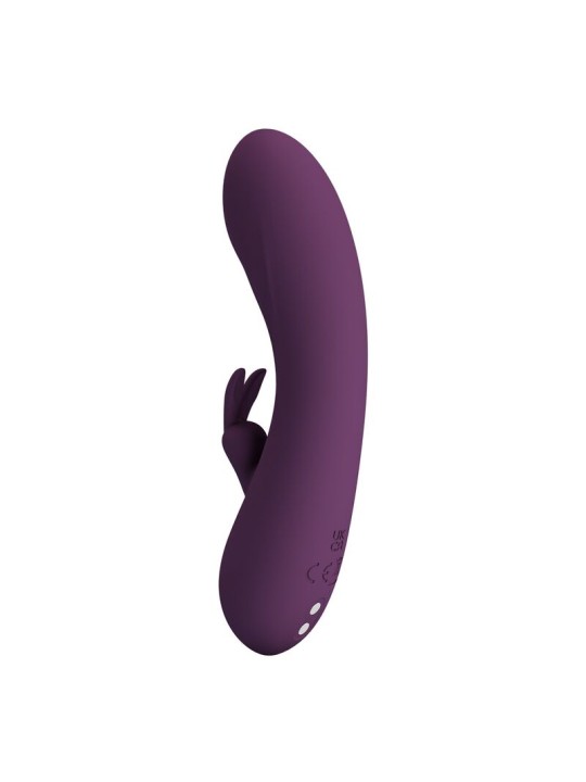 PRETTY LOVE - LANDYN VIBRATEUR LAPIN RECHARGEABLE 10 FONCTIONS VIOLET