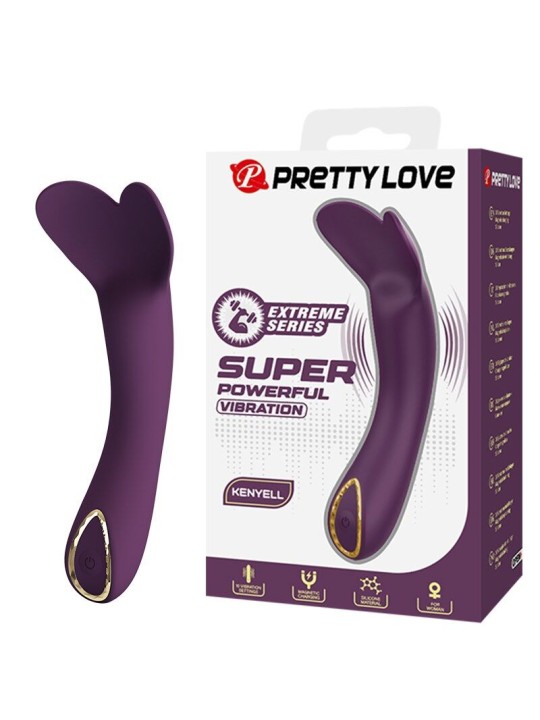 PRETTY LOVE - KENYELL OPLAADBARE VIBRATOR MET 10 FUNCTIES, PAARS