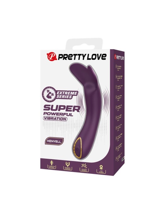 PRETTY LOVE - KENYELL RECHARGEABLE VIBRATOR 10 FUNCTIONS PURPLE
