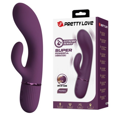 PRETTY LOVE - MARGIE OPLAADBARE KONIJNENVIBRATOR MET 10 FUNCTIES, PAAR