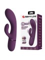 PRETTY LOVE - MARGIE VIBRADOR COELHO RECARREGÁVEL COM 10 FUNÇÕES ROXO