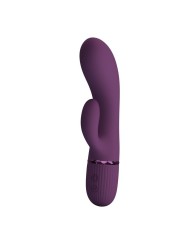 PRETTY LOVE - MARGIE VIBRADOR COELHO RECARREGÁVEL COM 10 FUNÇÕES ROXO