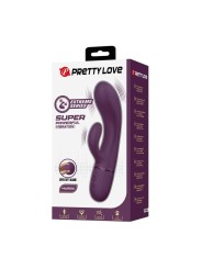 PRETTY LOVE - MARGIE VIBRADOR RABBIT RECARGABLE 10 FUNCIONES MORADO