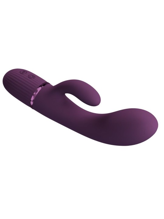 PRETTY LOVE - MARGIE VIBRADOR COELHO RECARREGÁVEL COM 10 FUNÇÕES ROXO