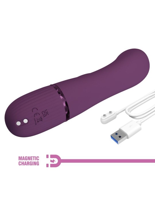 PRETTY LOVE - MARGIE VIBRADOR COELHO RECARREGÁVEL COM 10 FUNÇÕES ROXO