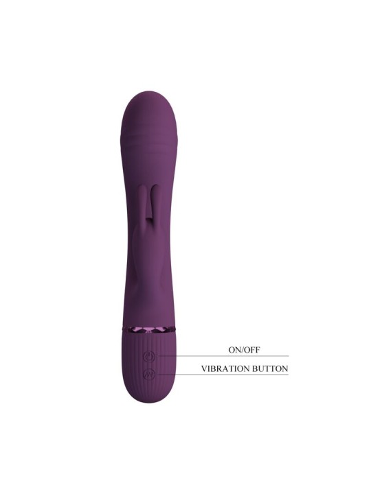 PRETTY LOVE - ROCCO WIEDERAUFLADBARER HASENVIBRATOR MIT 10 FUNKTIONEN,