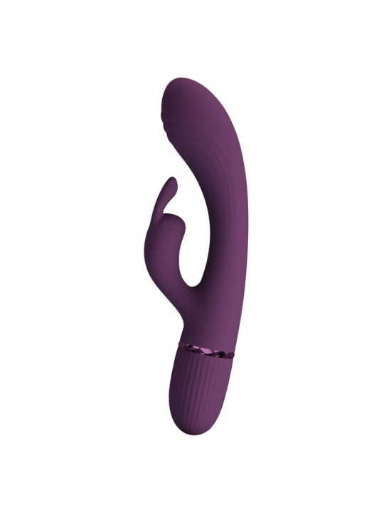 PRETTY LOVE - ROCCO VIBRADOR RABBIT RECARGABLE 10 FUNCIONES MORADO