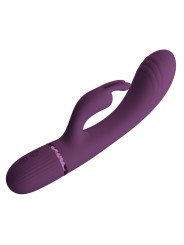 PRETTY LOVE - ROCCO VIBRATEUR LAPIN RECHARGEABLE 10 FONCTIONS VIOLET