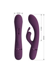 PRETTY LOVE - ROCCO VIBRATORE A FORMA DI CONIGLIO RICARICABILE 10 FUNZ