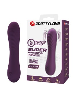 PRETTY LOVE - ALEXISROSE RECHARGEABLE VIBRATOR 10 FUNCTIONS PURPLE