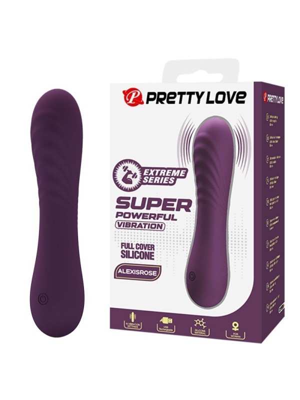 PRETTY LOVE - VIBRADOR RECARREGÁVEL ALEXISROSE COM 10 FUNÇÕES - ROXO