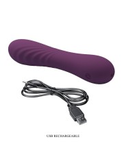 PRETTY LOVE - ALEXISROSE RECHARGEABLE VIBRATOR 10 FUNCTIONS PURPLE