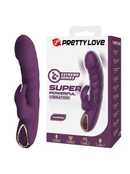 PRETTY LOVE - HARPER WIEDERAUFLADBARER HASENVIBRATOR MIT 10 FUNKTIONEN