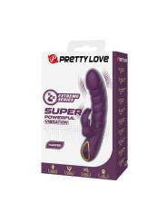 PRETTY LOVE - VIBRATORE A FORMA DI CONIGLIO RICARICABILE HARPER, 10 FU
